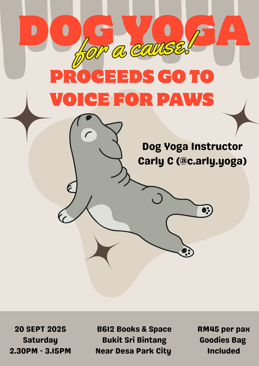 Dog Yoga For A Cause x Voice for Paws
